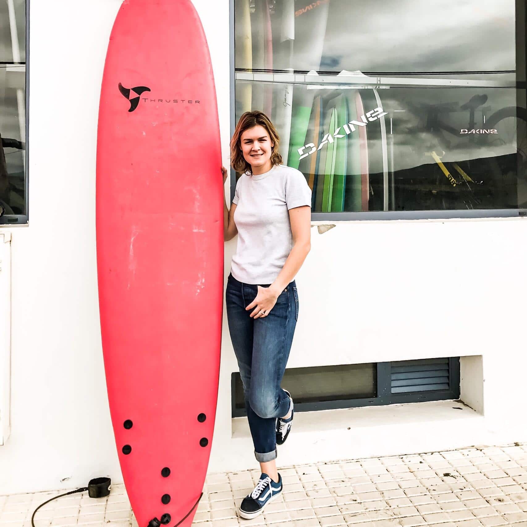 Apprendre le surf avec Lucile Woodward
