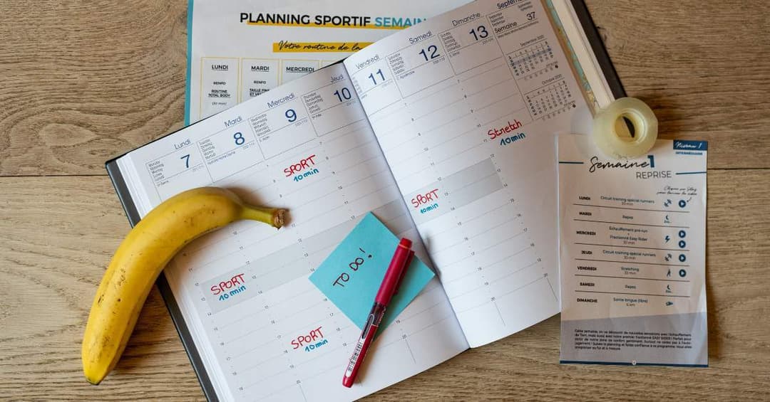 Adapter son emploi du temps pour sa routine sportive