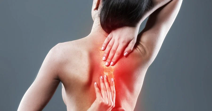 zones de douleurs haut du dos